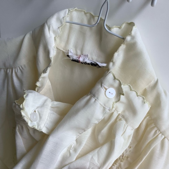 NEW vintage LILY hand embroidered blouse - Picture 5 of 7